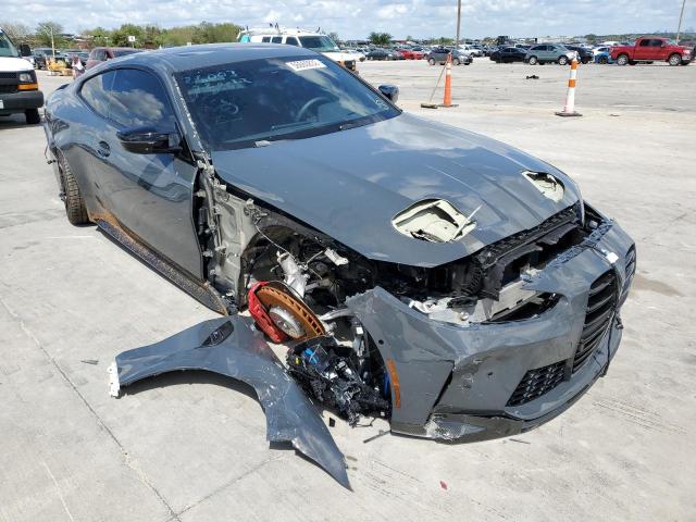 WBS43AZ03NCK73076 - 2022 BMW M4 COMPETI GRAY photo 1