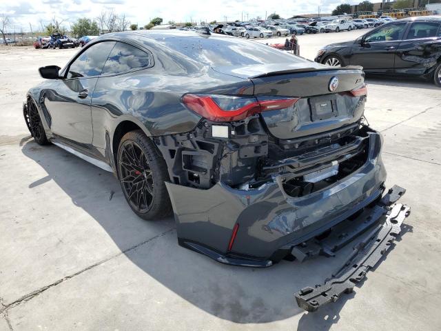 WBS43AZ03NCK73076 - 2022 BMW M4 COMPETI GRAY photo 3