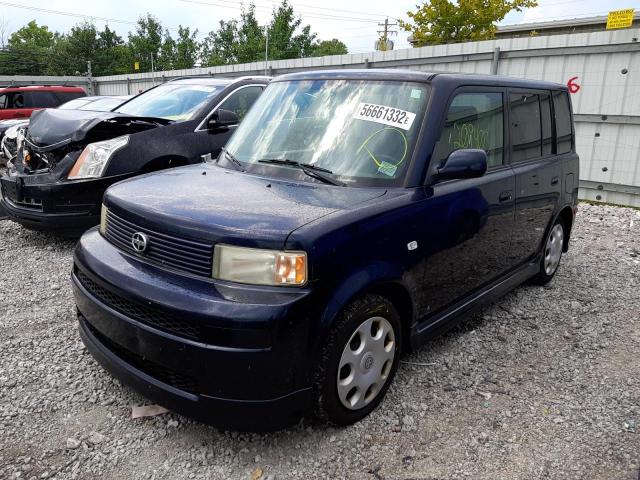 JTLKT324250178781 - 2005 TOYOTA SCION XB ლურჯი ფოტო 2