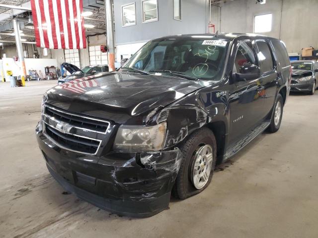 1GNFK13579R101795 - 2009 CHEVROLET TAHOE HYBR BLACK photo 2