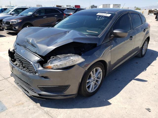 1FADP3K22JL287554 - 2018 FORD FOCUS SE CHARCOAL photo 2