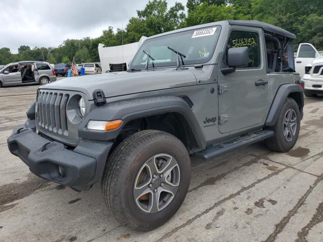 1C4GJXAG3NW168686 - 2022 JEEP WRANGLER S 灰色 照片 2