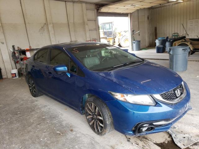 19XFB2F99FE266994 - 2015 HONDA CIVIC EXL Mavi foto 1
