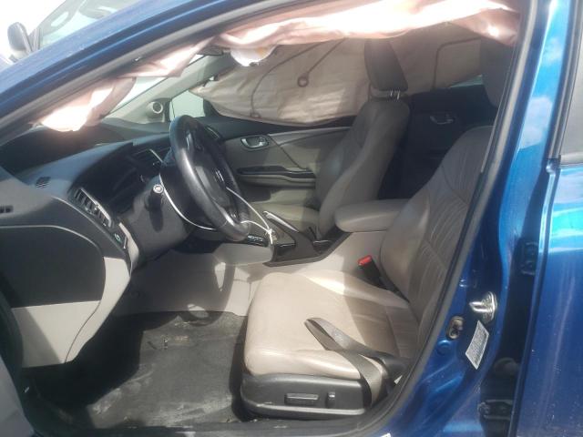 19XFB2F99FE266994 - 2015 HONDA CIVIC EXL Mavi foto 5