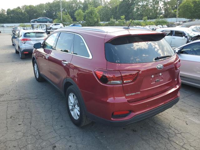 5XYPGDA33LG710681 - 2020 KIA SORENTO L RED photo 3