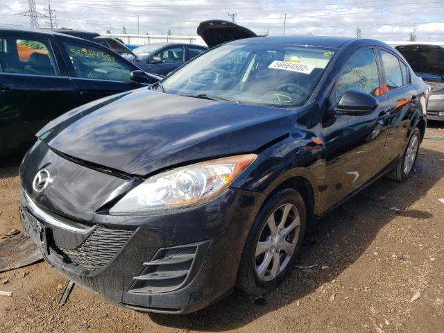 JM1BL1SF8A1179407 - 2010 MAZDA 3 I BLACK photo 2