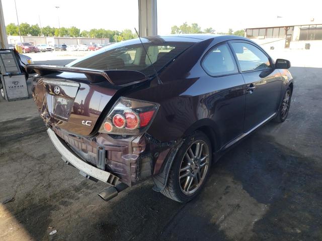 JTKDE167680229333 - 2008 TOYOTA SCION TC იასამნისფერი ფოტო 4