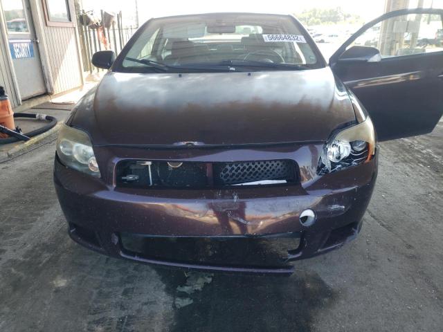 JTKDE167680229333 - 2008 TOYOTA SCION TC იასამნისფერი ფოტო 7