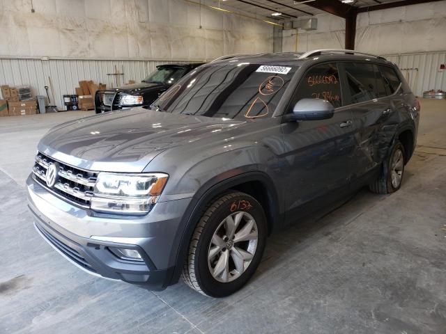 1V2LR2CA2KC521823 - 2019 VOLKSWAGEN ATLAS SE GRAY photo 2