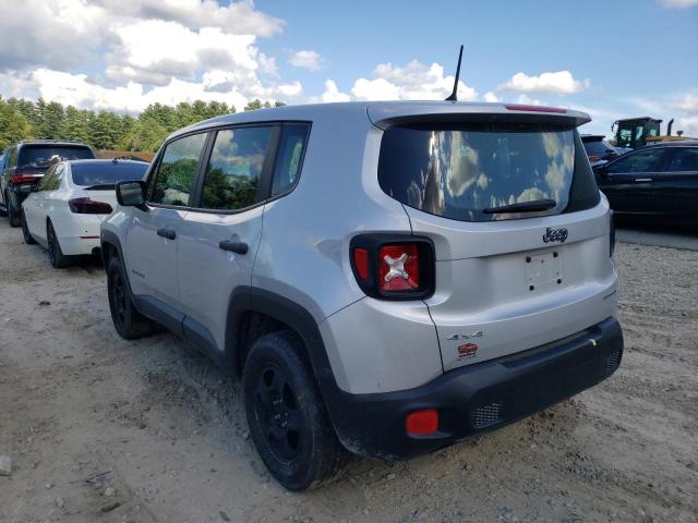 ZACCJBAH8HPF06286 - 2017 JEEP RENEGADE S Gümüş foto 3