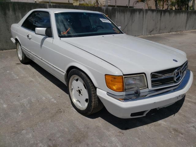 WDBCA45E2MA586155 - 1991 MERCEDES-BENZ 560 SEC WHITE photo 1