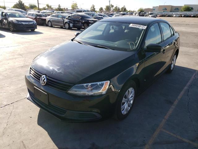 3VW2K7AJ7CM427371 - 2012 VOLKSWAGEN JETTA BASE შავი ფოტო 2