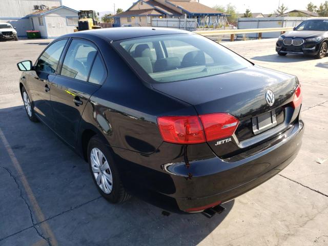 3VW2K7AJ7CM427371 - 2012 VOLKSWAGEN JETTA BASE შავი ფოტო 3