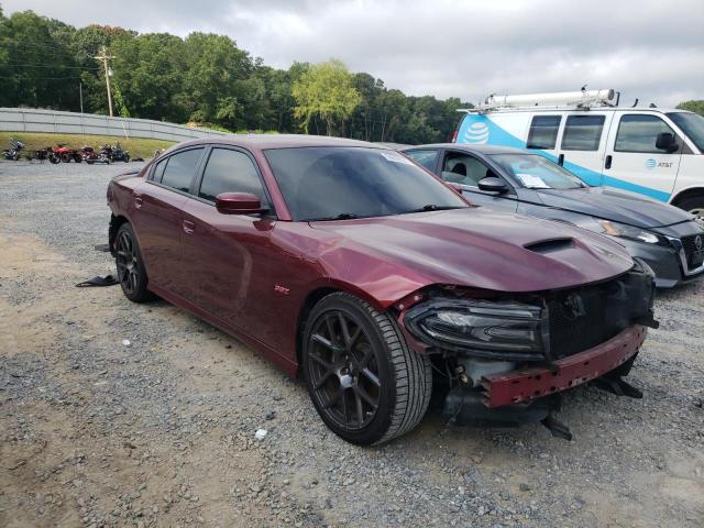 2C3CDXGJ0KH662057 - 2019 DODGE CHARGER SC BURGUNDY photo 1