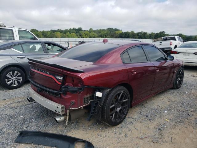 2C3CDXGJ0KH662057 - 2019 DODGE CHARGER SC BURGUNDY photo 4