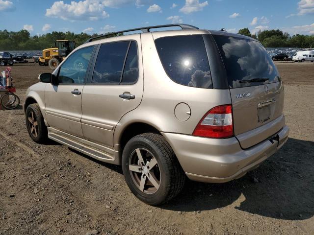 4JGAB75E73A395140 - 2003 MERCEDES-BENZ ML 500 BEIGE photo 3