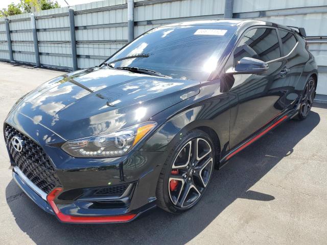 KMHT36AH0NU011460 - 2022 HYUNDAI VELOSTER N BLACK photo 2