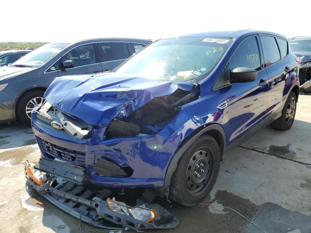 1FMCU0F71GUC52974 - 2016 FORD ESCAPE S BLUE photo 2