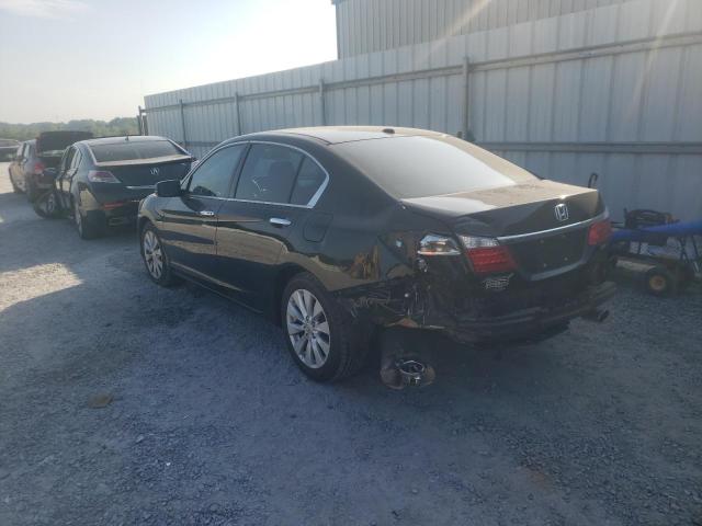 1HGCR3F81EA011349 - 2014 HONDA ACCORD EXL BLACK photo 3