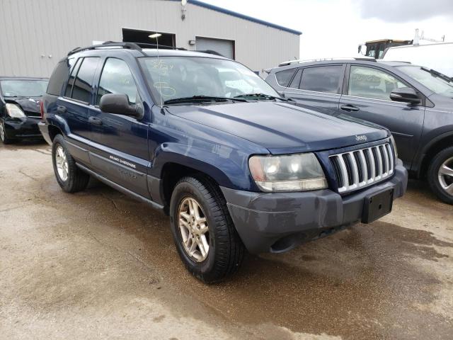 1J4GW48SX4C136399 - 2004 JEEP GR CHEROKE BLUE photo 1