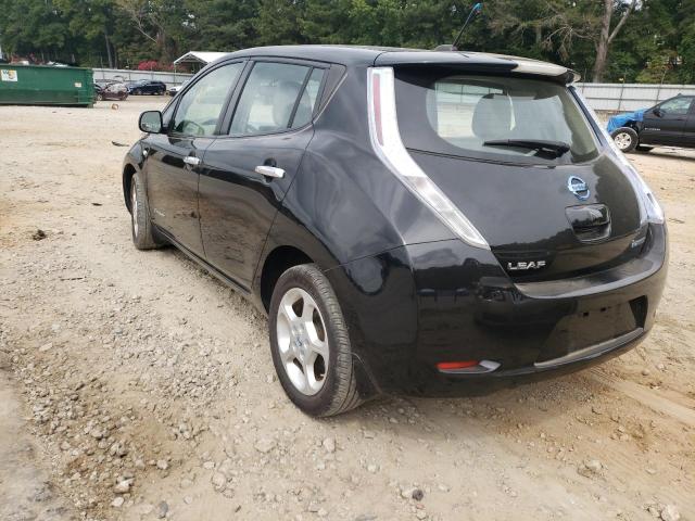 JN1AZ0CP1CT024025 - 2012 NISSAN LEAF SV BLACK photo 3