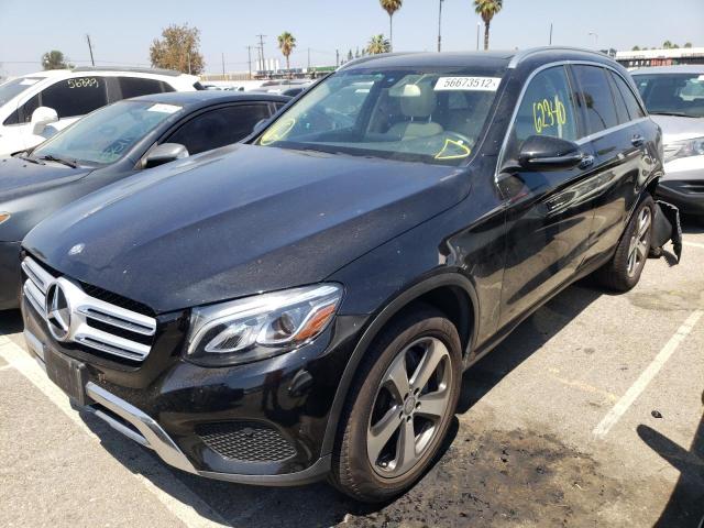 WDC0G4JB1HF164444 - 2017 MERCEDES-BENZ GLC 300 BLACK photo 2