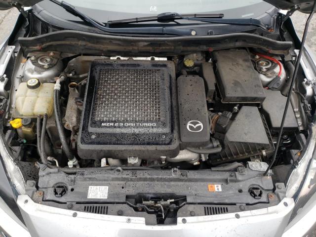 JM1BL1L41C1562945 - 2012 MAZDA SPEED 3 SILVER photo 7