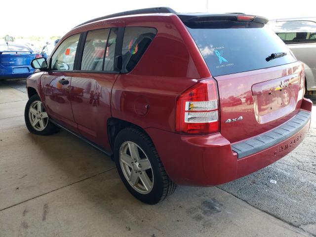 1J8FF47W67D138695 - 2007 JEEP COMPASS RED photo 3