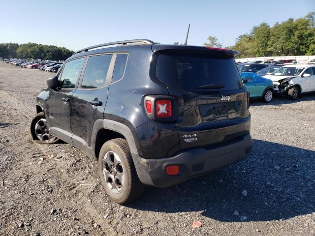 ZACCJBAB7HPG61116 - 2017 JEEP RENEGADE S BLACK photo 3