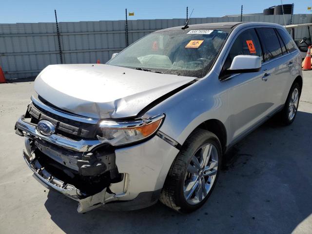 2FMDK3KC7BBA47981 - 2011 FORD EDGE SILVER photo 2