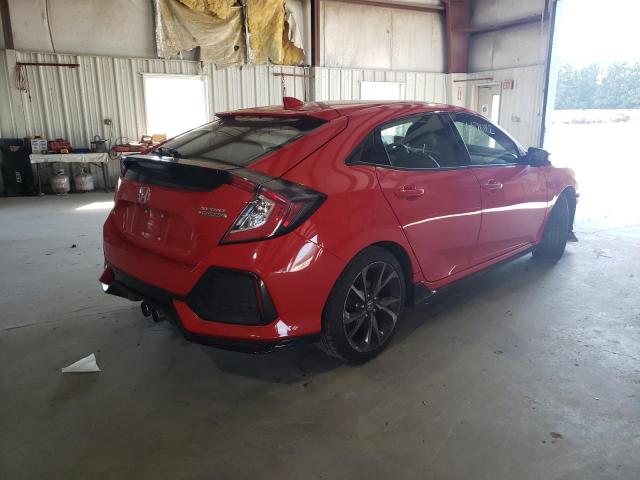 SHHFK7H94KU418497 - 2019 HONDA CIVIC SPOR 红色 照片 4
