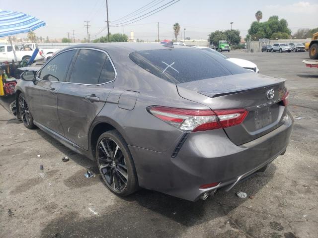 4T1B61HK5KU737947 - 2019 TOYOTA CAMRY XSE GRAY photo 3