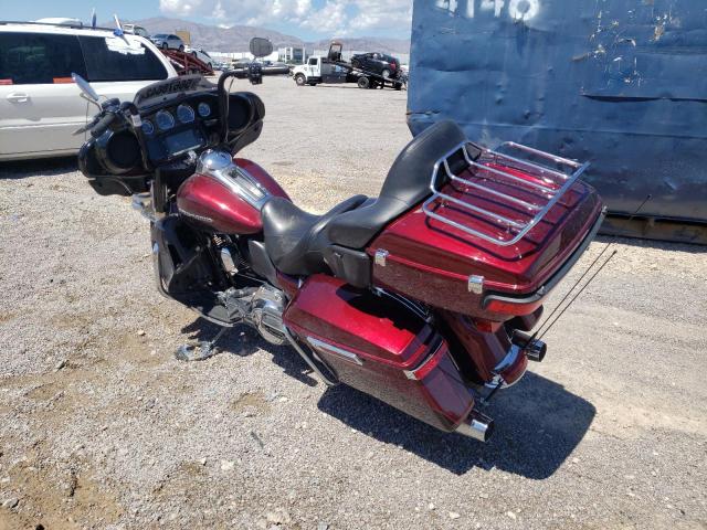 1HD1KEL30EB665945 - 2014 HARLEY-DAVIDSON FLHTK ELEC 勃艮第红 照片 3