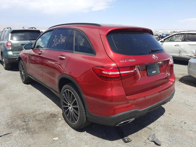 WDC0G4JB5HF149056 - 2017 MERCEDES-BENZ GLC 300 RED photo 3