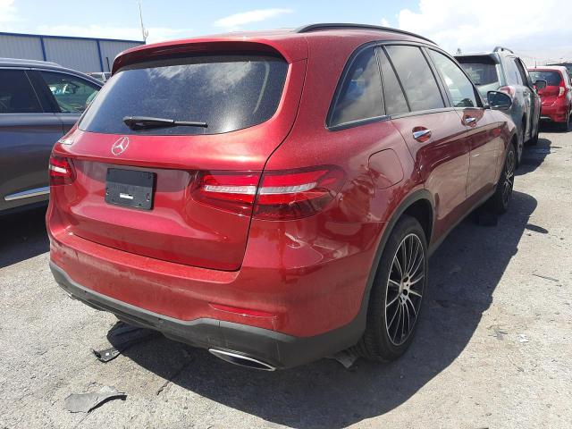 WDC0G4JB5HF149056 - 2017 MERCEDES-BENZ GLC 300 RED photo 4