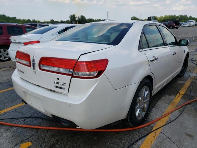 3LNDL2L38CR829814 - 2012 LINCOLN MKZ HYBRID WHITE photo 4