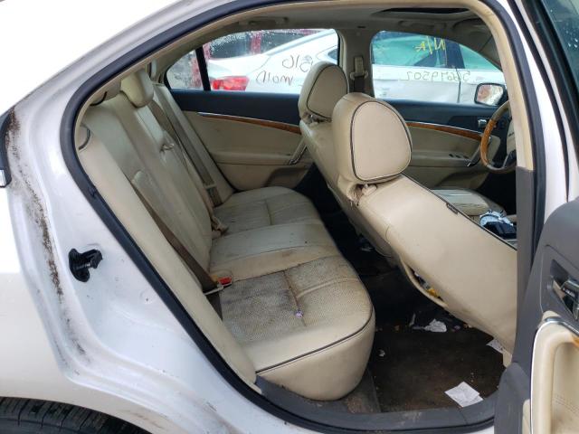 3LNDL2L38CR829814 - 2012 LINCOLN MKZ HYBRID WHITE photo 6