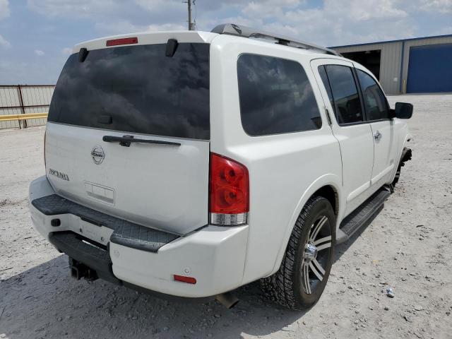 5N1AA08D88N629556 - 2008 NISSAN ARMADA WHITE photo 4