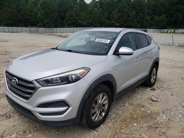 KM8J23A42GU157173 - 2016 HYUNDAI TUCSON SE SILVER photo 2