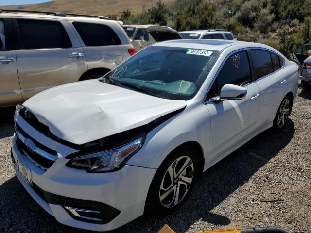 4S3BWAN66M3012426 - 2021 SUBARU LEGACY LIM WHITE photo 2