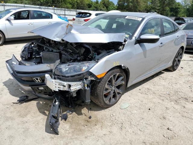2HGFC2F86LH580141 - 2020 HONDA CIVIC SPOR SILVER photo 2
