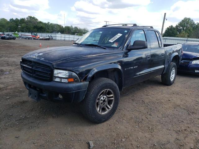 1B7HG38XX2S536673 - 2002 DODGE DAKOTA QUA BLACK photo 2