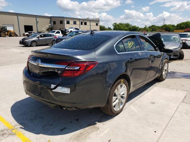 2G4GK5EX5E9214406 - 2014 BUICK REGAL BLACK photo 4