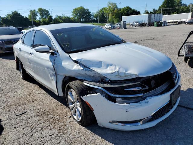 1C3CCCABXFN579780 - 2015 CHRYSLER 200 LIMITE WHITE photo 1