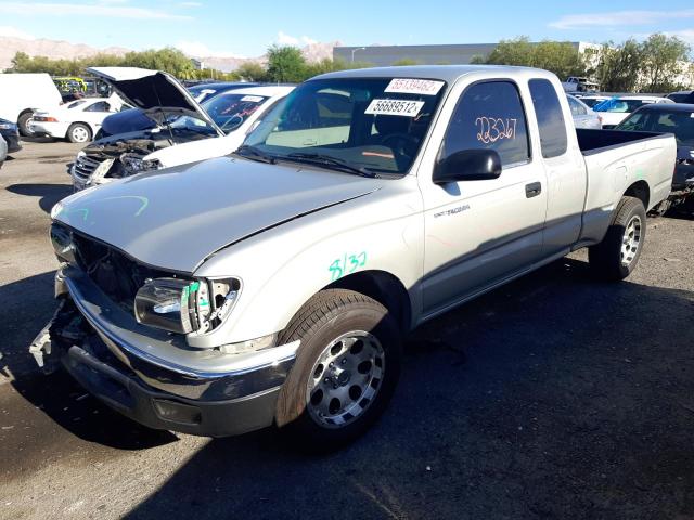 5TEVL52N11Z859960 - 2001 TOYOTA TACOMA XTR SILVER photo 2