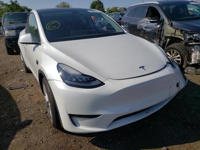 5YJYGAEE9MF260610 - 2021 TESLA MODEL Y أبيض صورة 1