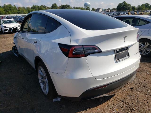 5YJYGAEE9MF260610 - 2021 TESLA MODEL Y أبيض صورة 3