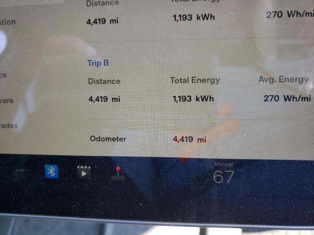 5YJYGAEE9MF260610 - 2021 TESLA MODEL Y أبيض صورة 8