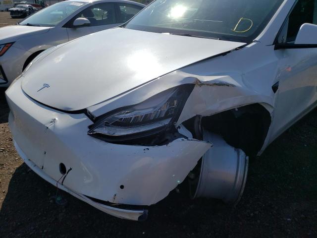 5YJYGAEE9MF260610 - 2021 TESLA MODEL Y أبيض صورة 9