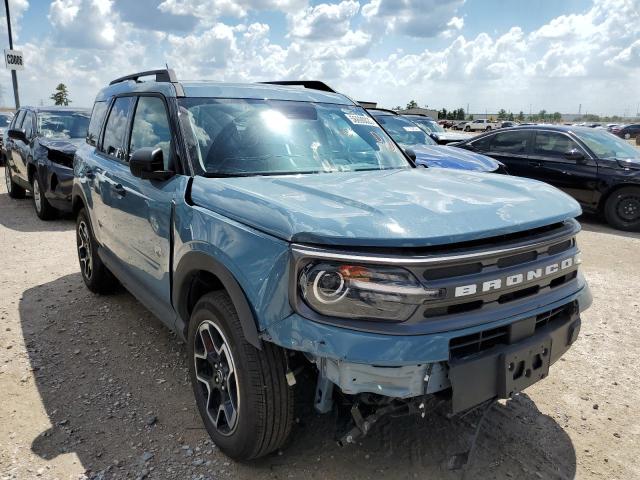 3FMCR9B61NRD17345 - 2022 FORD BRONCO SPO BLUE photo 1